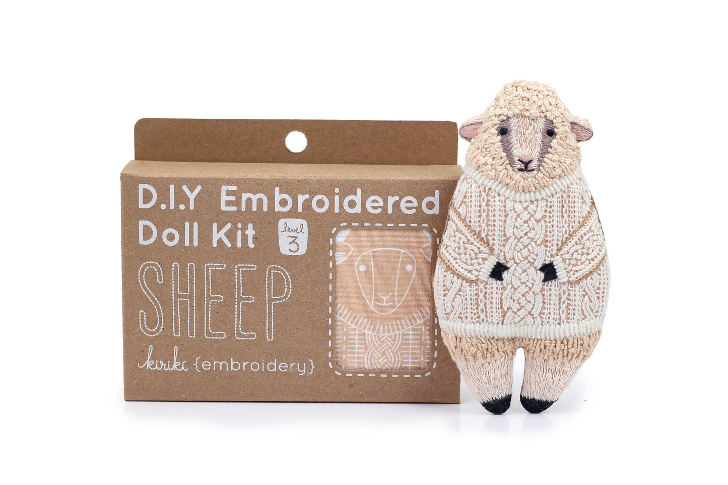Sheep Embroidery Kit | Kiriki Press