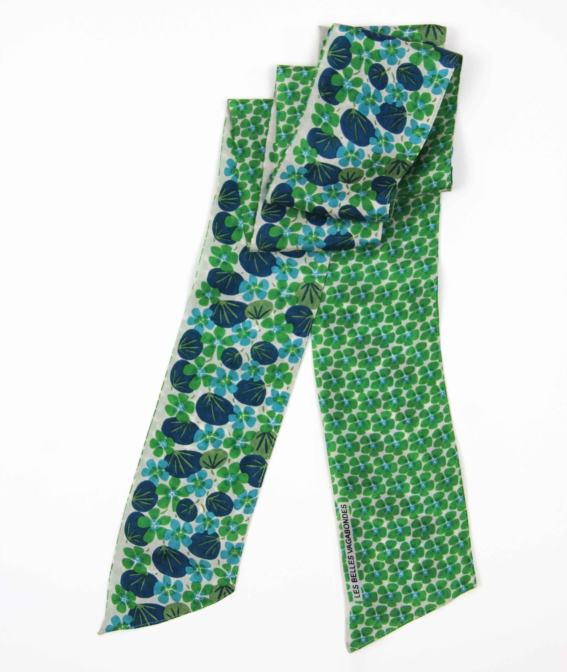 Green petal headband