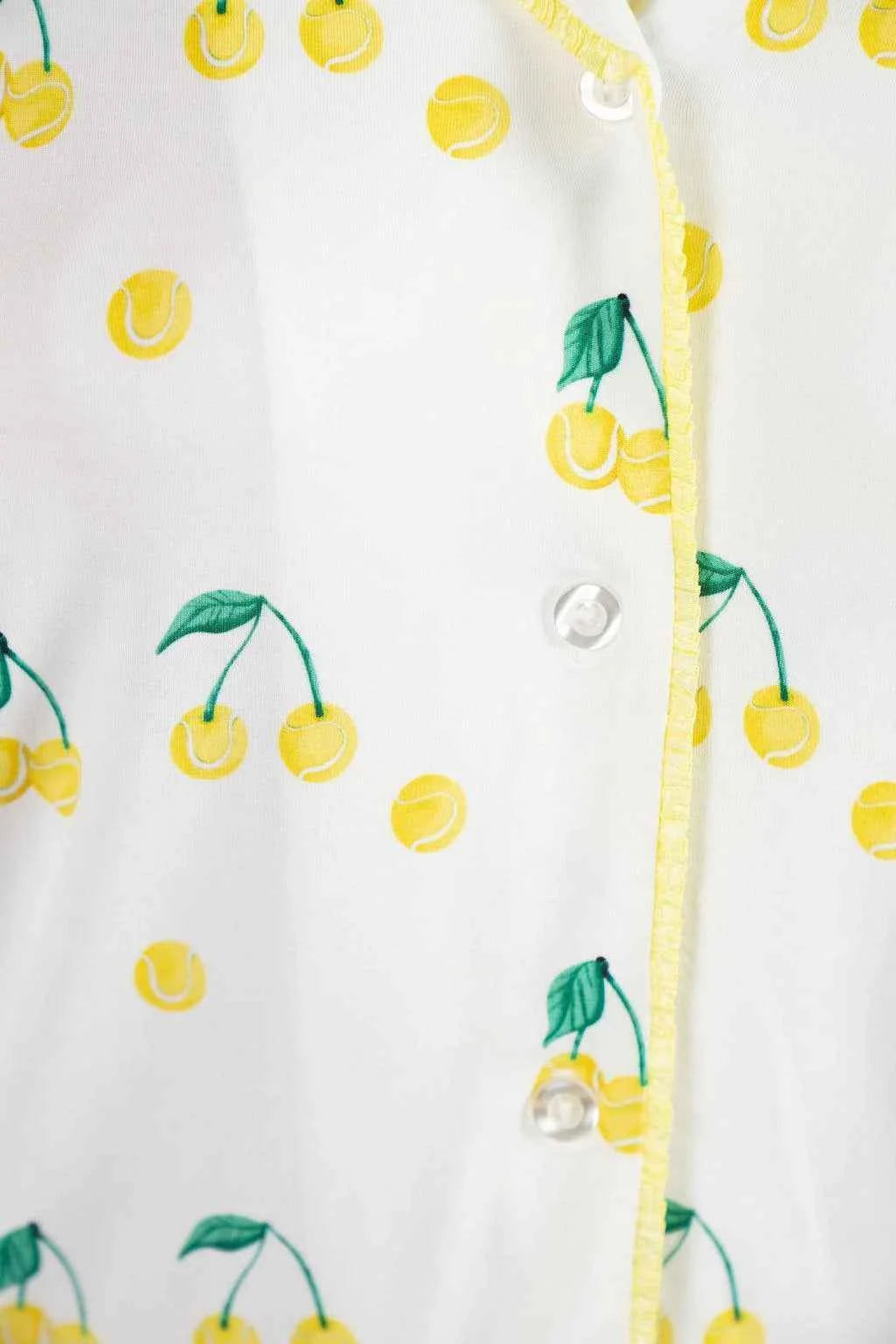 Aspen Dream |Yellow Tennis Balls Short Set | Madeline + Oliver