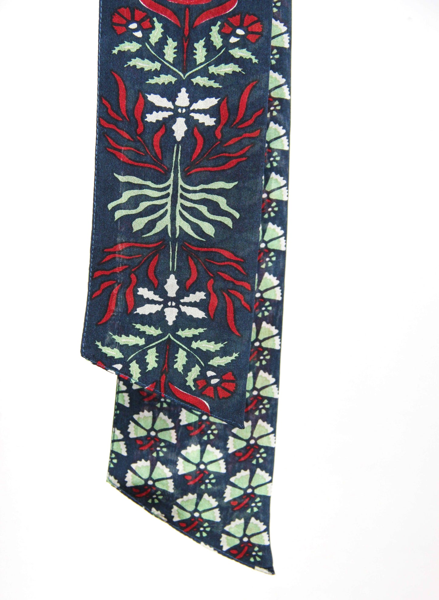 Manon Marine Silk Headband | Les Belles Vagabondes