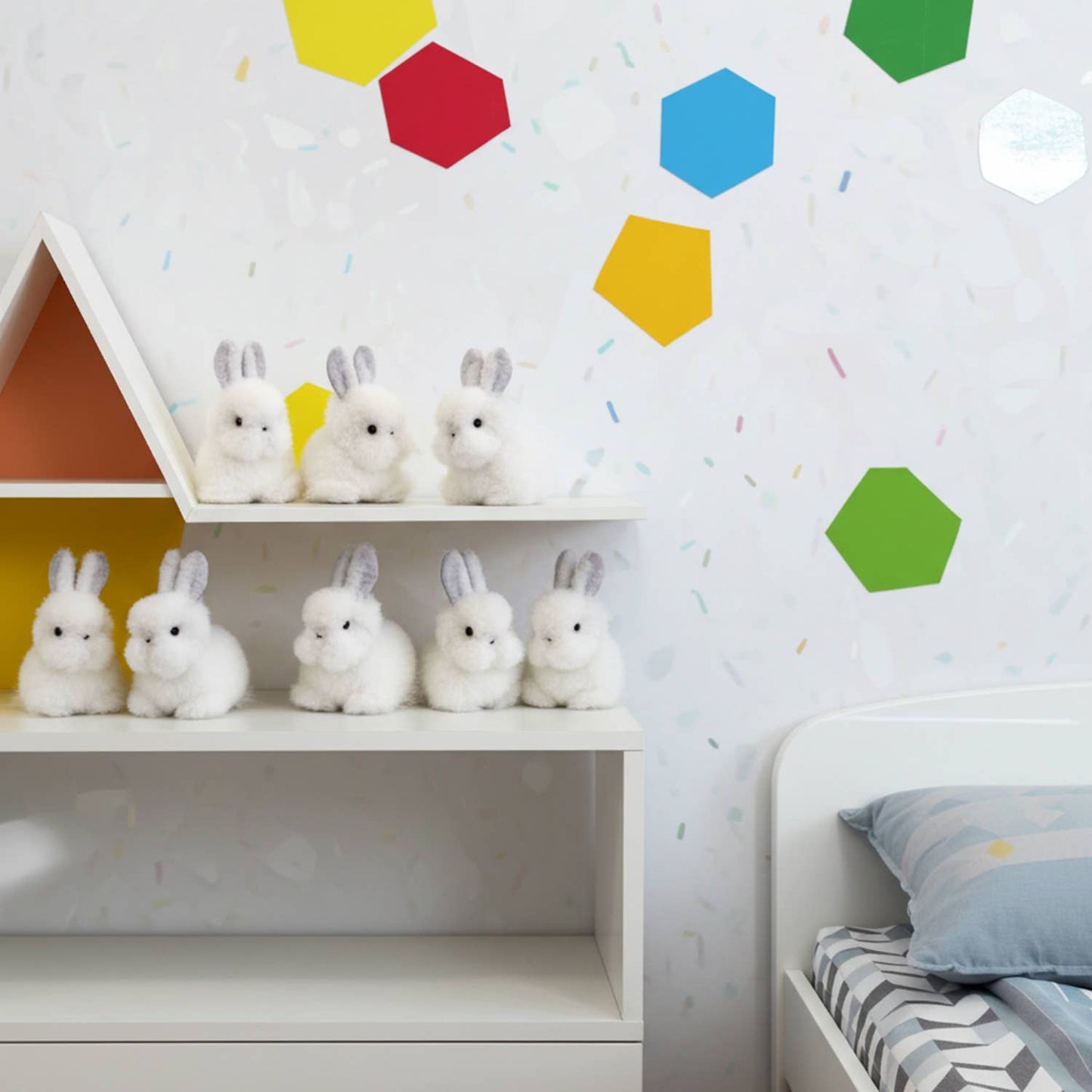 Alpaca Stuffed Animal Bunny – Micro 6" White | Shupaca