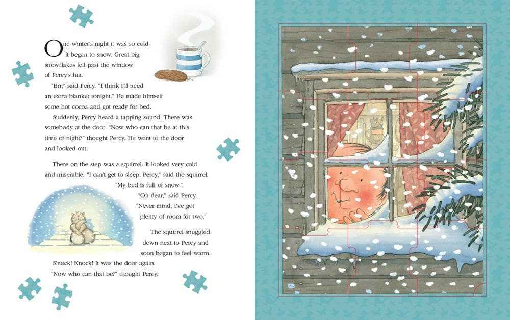 One snowy night jigsaw book : nick butterworth