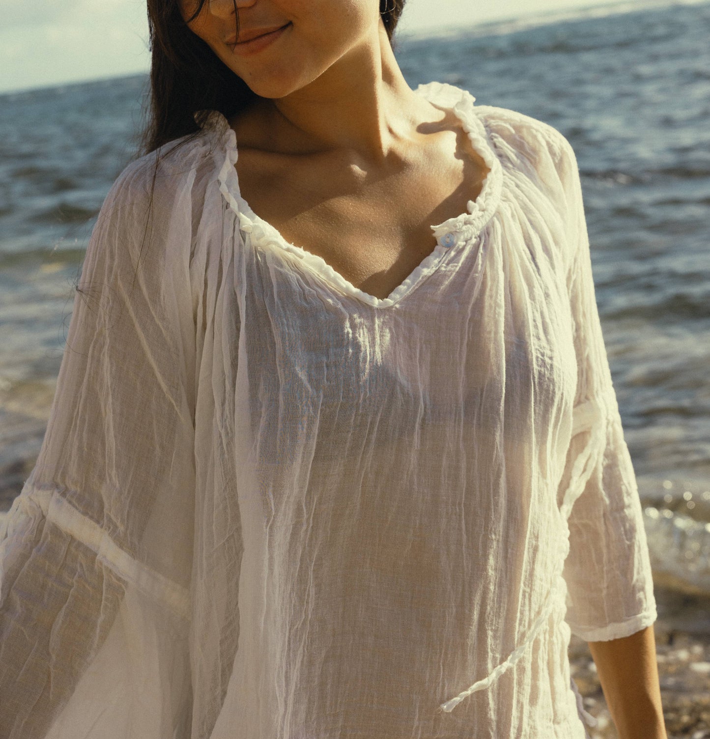 Dreaming Dress – Organic Cotton Gauze Island Dress
