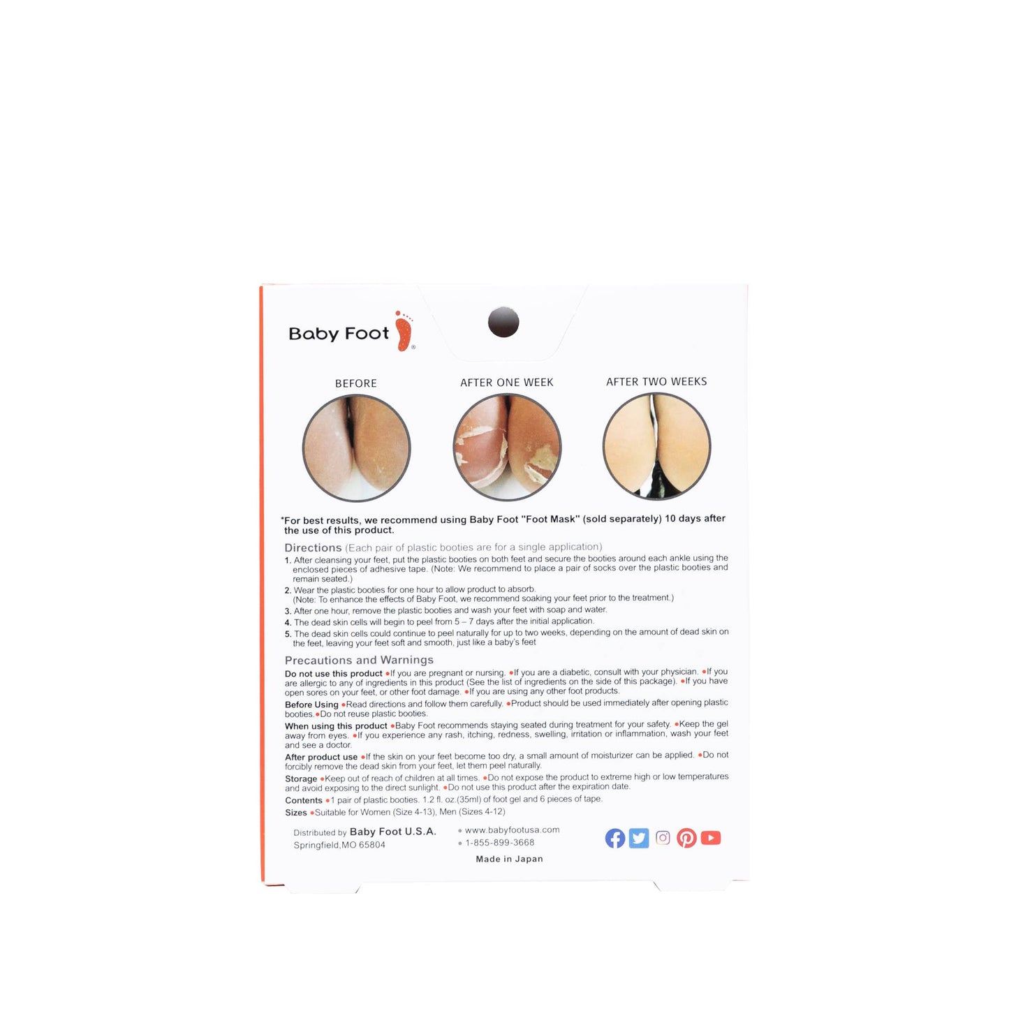 Original Exfoliation Foot Peel | Baby Foot