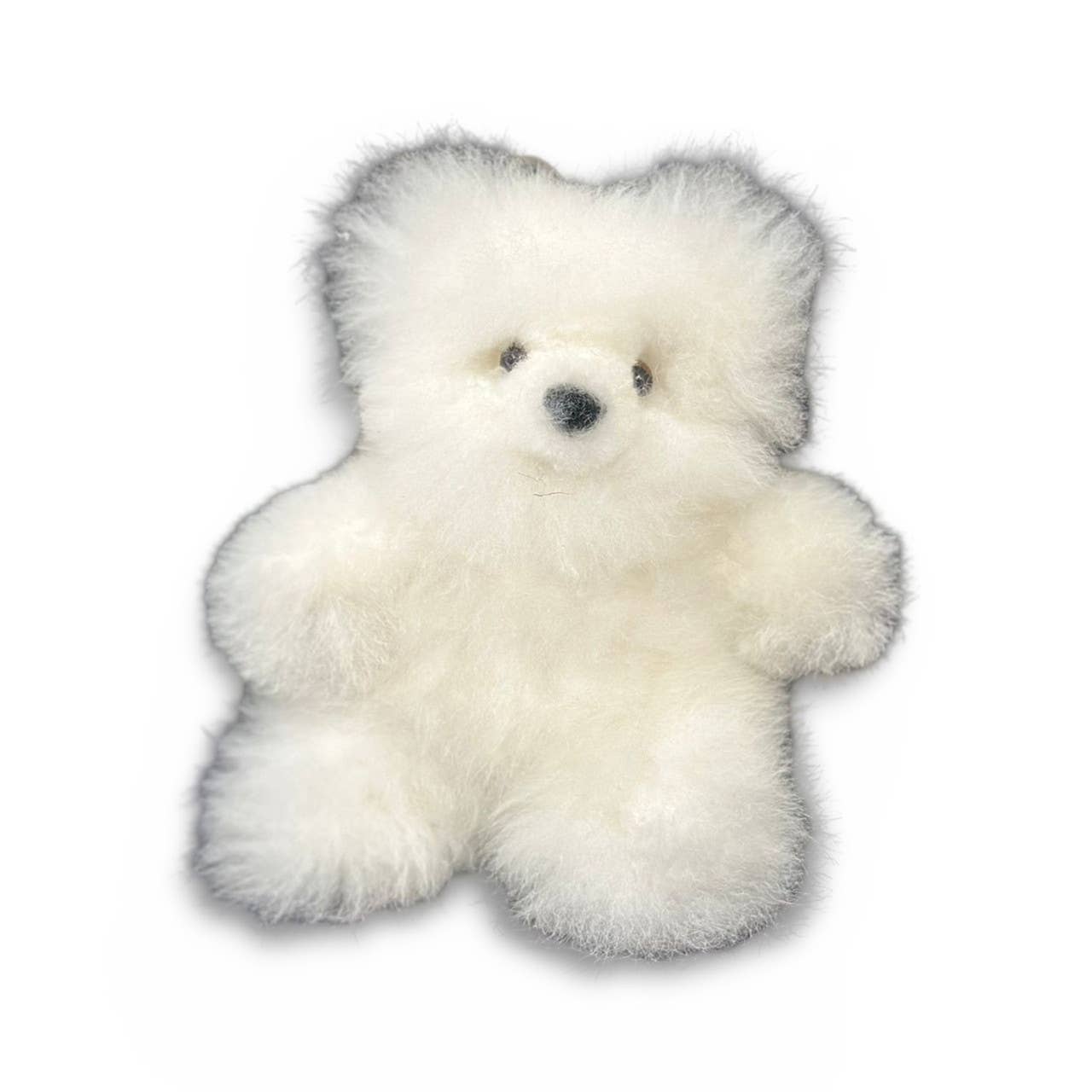 Baby Alpaca Fur Teddy Bear — 6 inch Assorted Colors