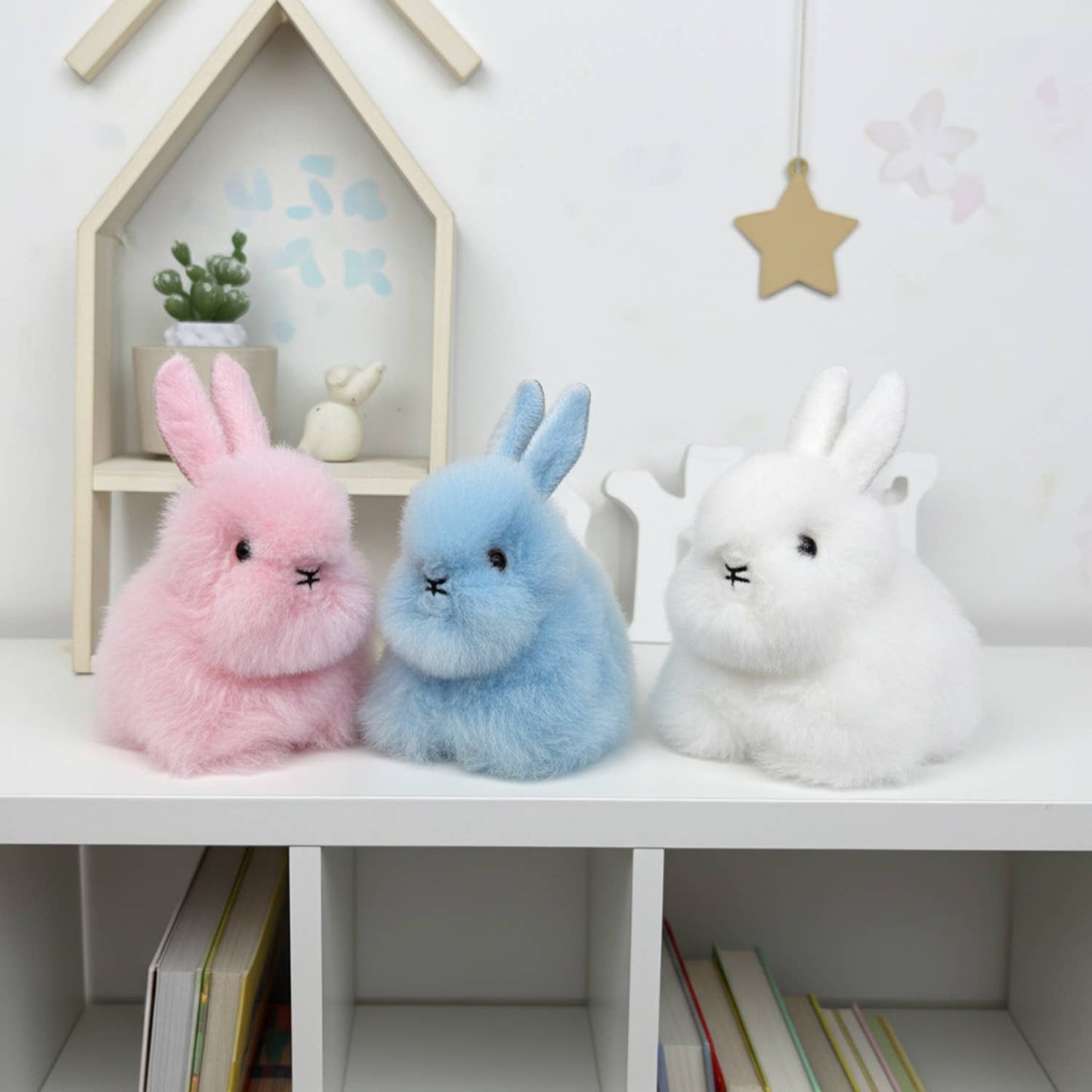 Alpaca Stuffed Animal Bunny – Micro 6" White | Shupaca