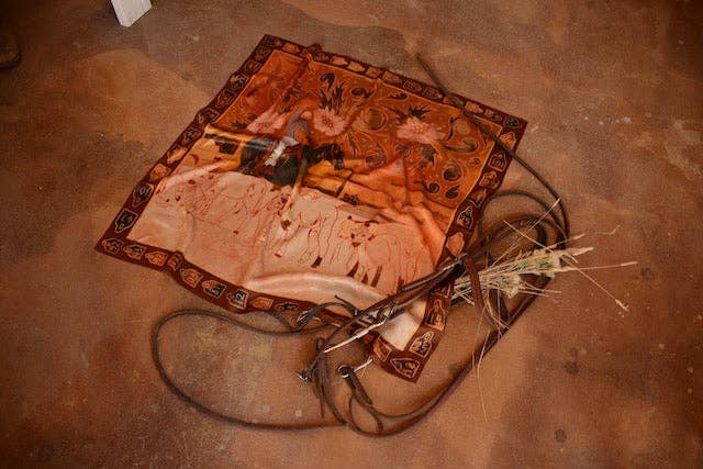 Floral Cattle Western Wild Rag – 100% Mulberry Silk Scarf | Tirzah