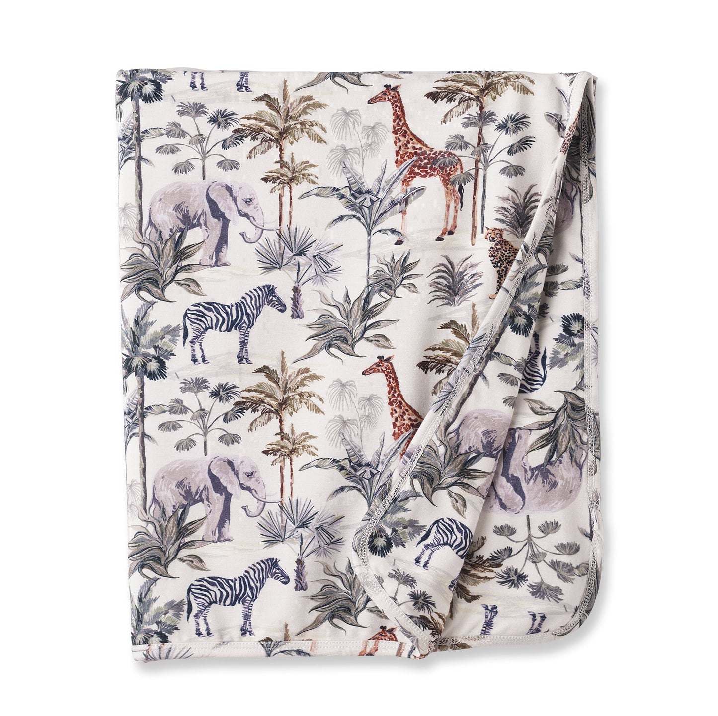 Jungle Safari Bamboo Stroller Blanket