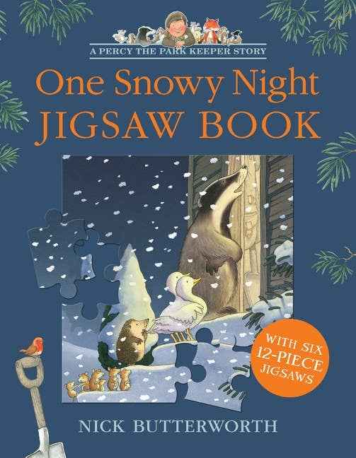 One snowy night jigsaw book : nick butterworth