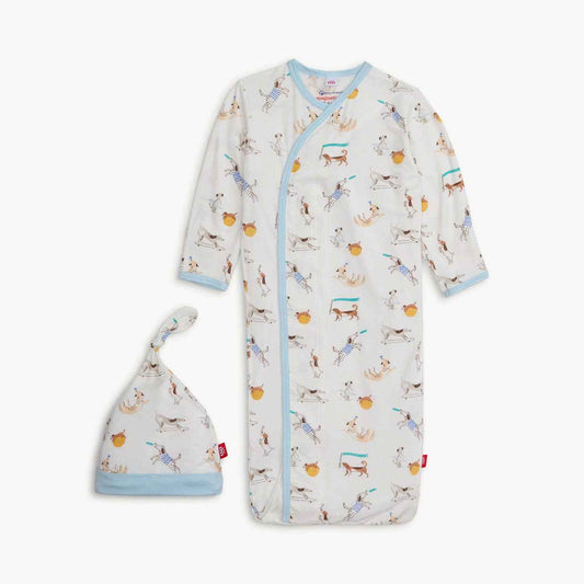 Howlarious gown + hat set