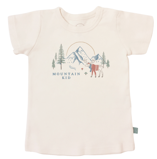 Mountain Kid Organic Toddler Graphic Tee | Finn + Emma