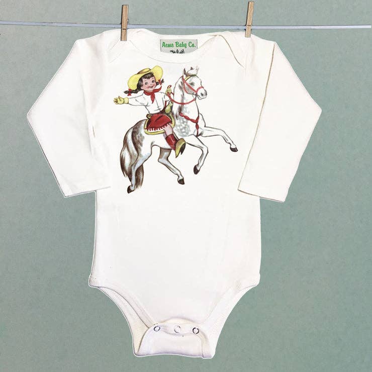 Acme Baby | Sun Valley Cowgirl Organic Cotton Bodysuit