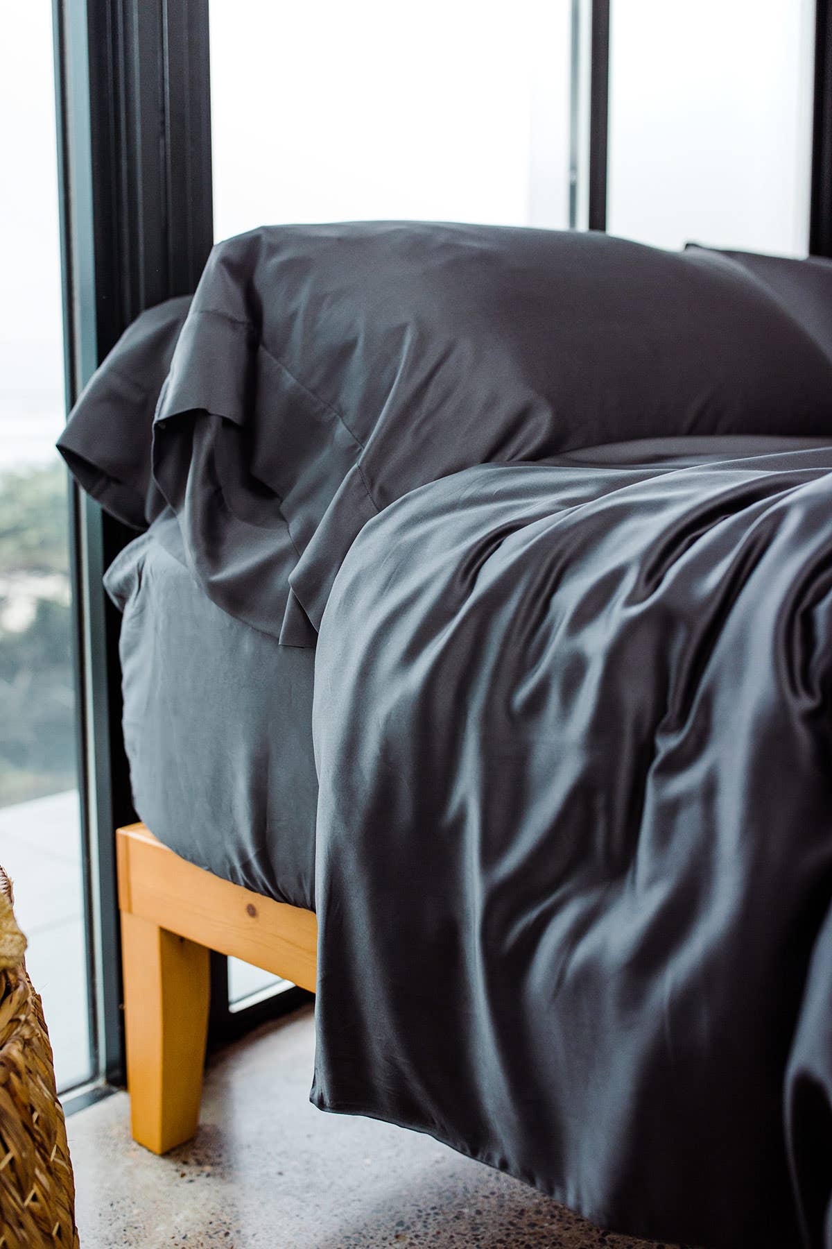 Luxe Sateen Comforter Cover Natural
