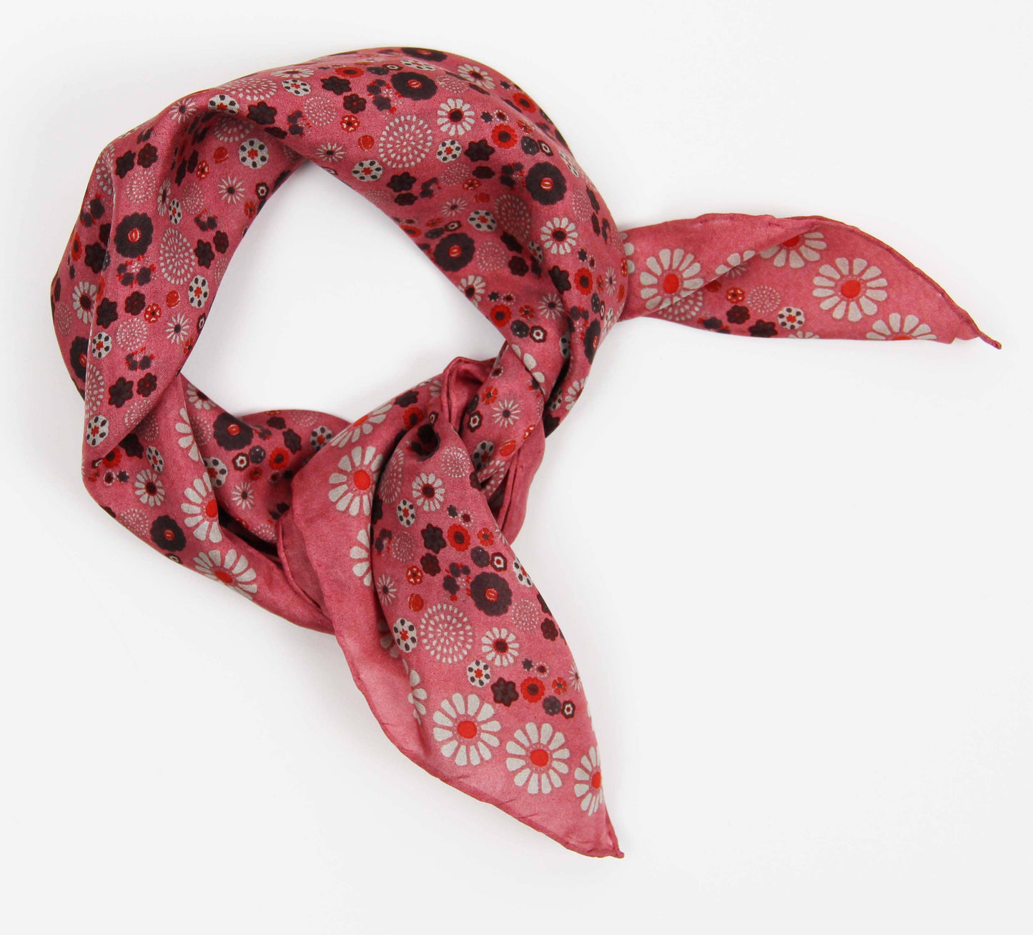 Hanami Rose Mini Silk Scarf | Les Belles Vagabondes