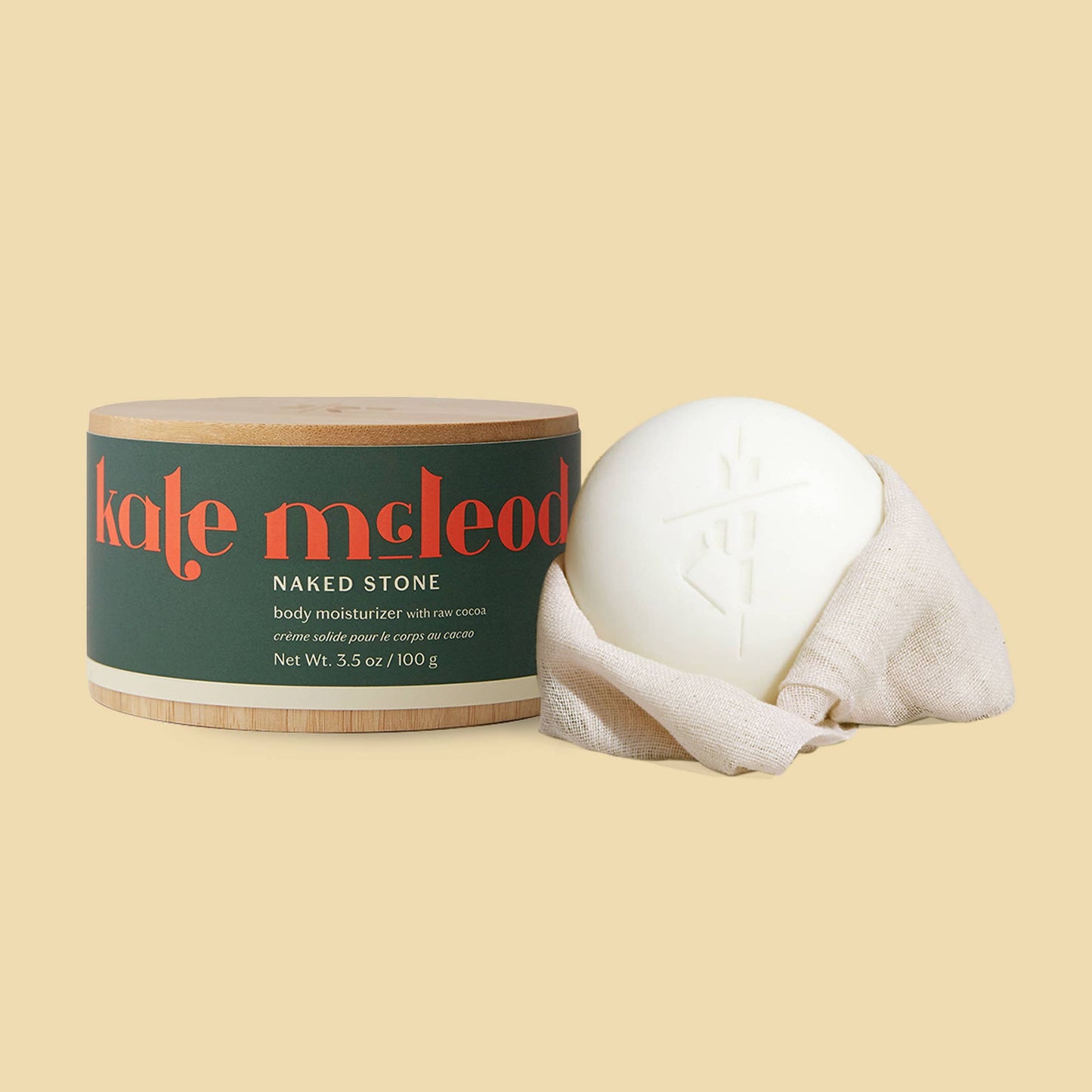 Naked Stone | Deep Moisturizing Lotion Bar | Kate McLeod
