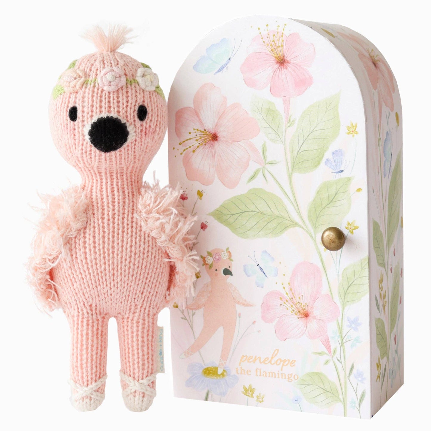 Penelope the Flamingo | 6 in. | Cuddle + Kind