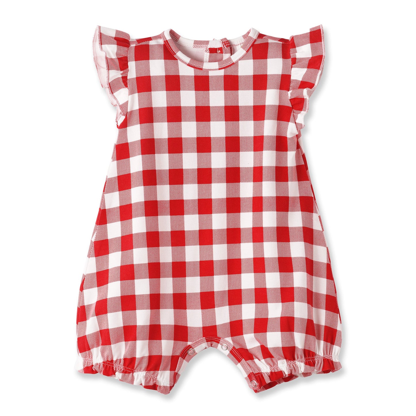 Picnic Plaid Bamboo Bubble Romper