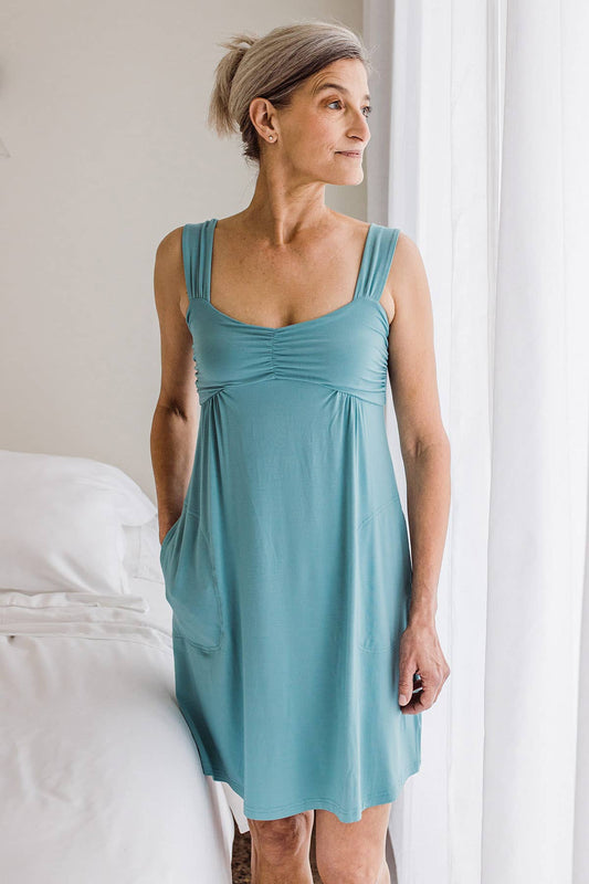 Cleo Babydoll Bamboo Nightgown | Yala