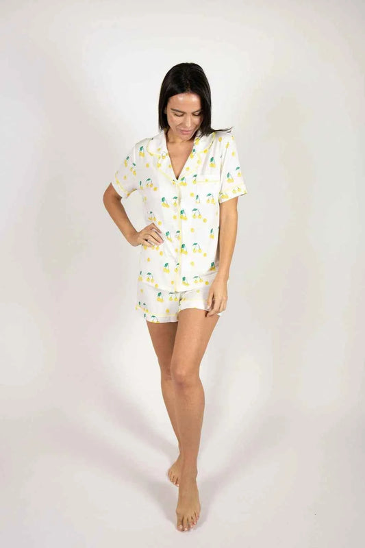 Aspen Dream |Yellow Tennis Balls Short Set | Madeline + Oliver