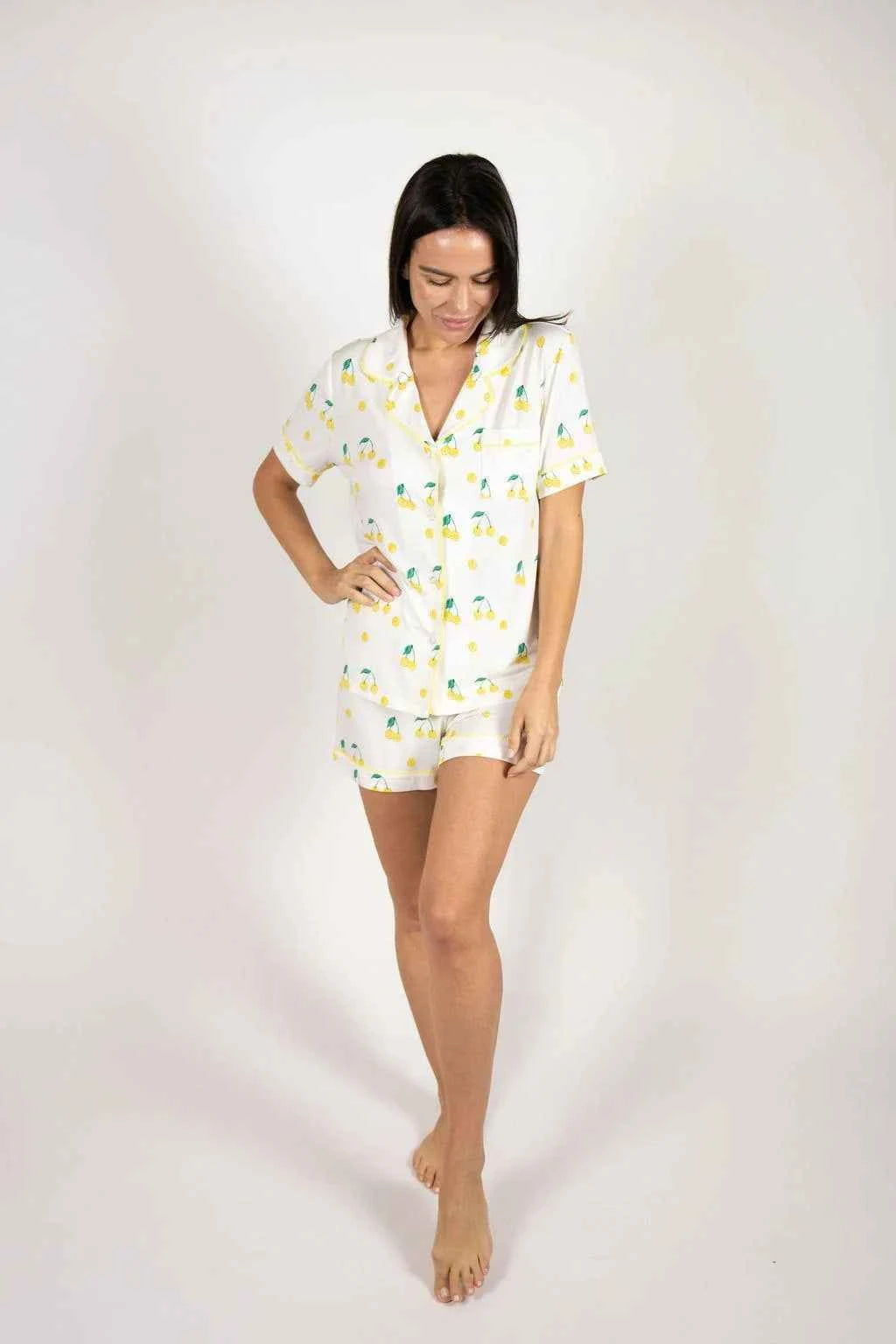 Aspen Dream |Yellow Tennis Balls Short Set | Madeline + Oliver