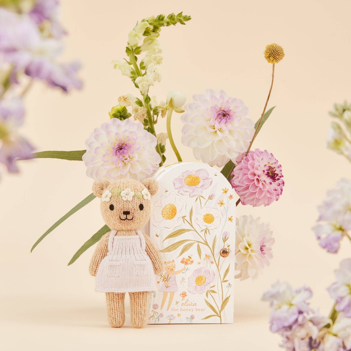 Olivia the Honey Bear | 6 in. | Cuddle + Kind