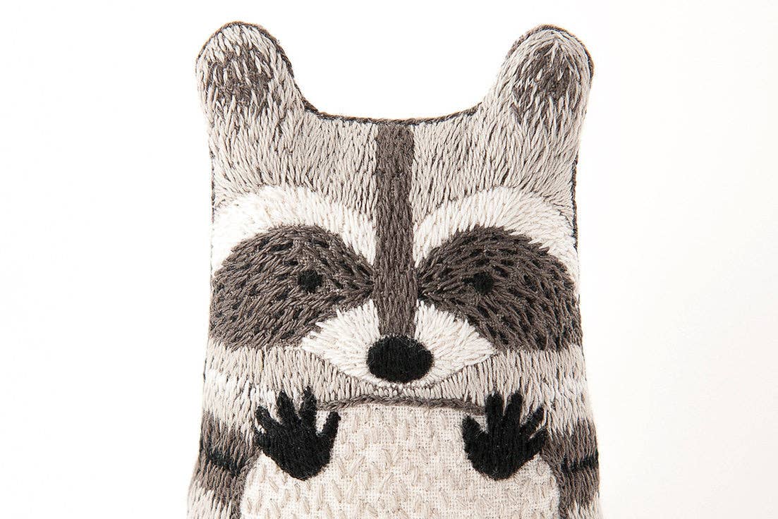 Raccoon Embroidery Kit | Kiriki Press