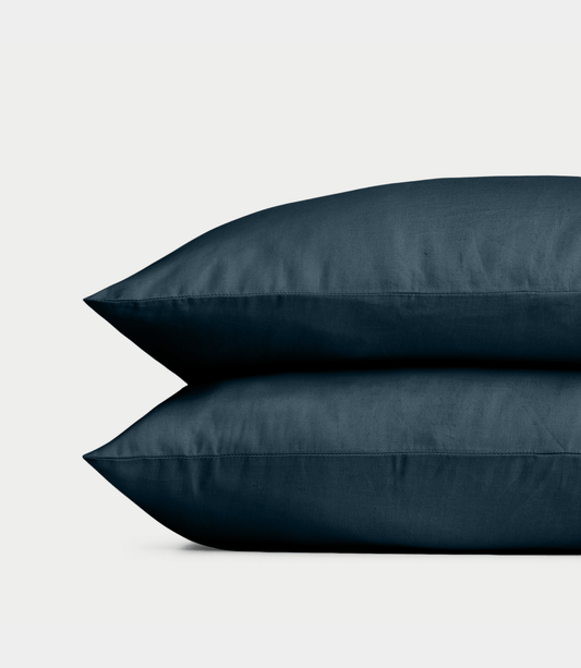 Bamboo linen pillow shams