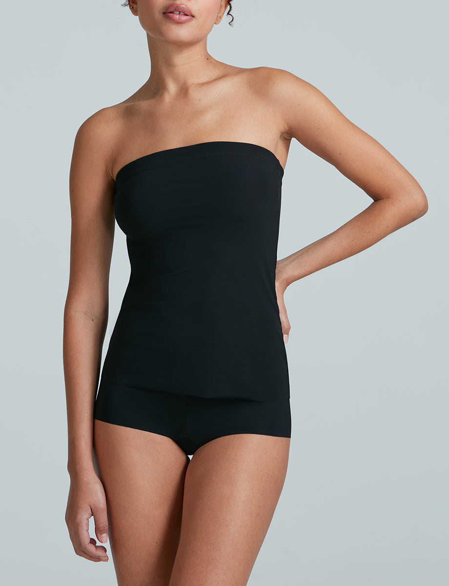 Commando Classic Strapless Cami in Black