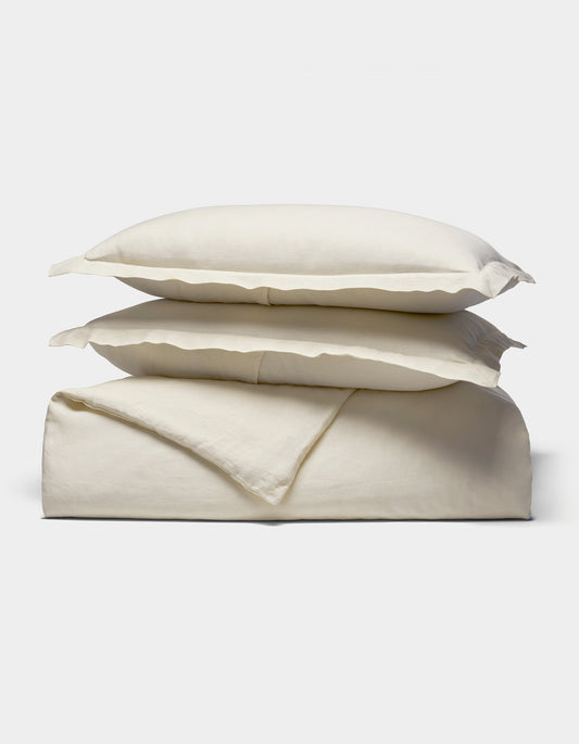 Linen duvet set