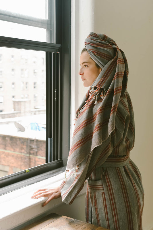 Rust Brown Hudson Bathrobe | Home & Loft