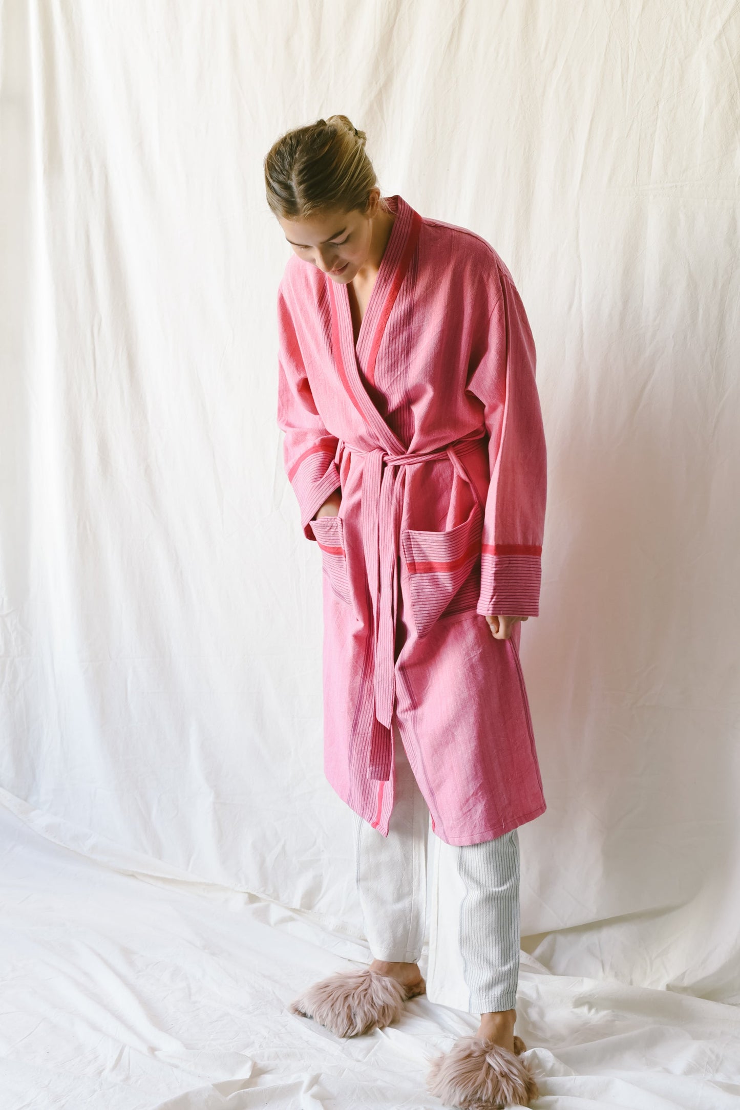 Gypsy Pink Tribeca Long Bathrobe | Home & Loft