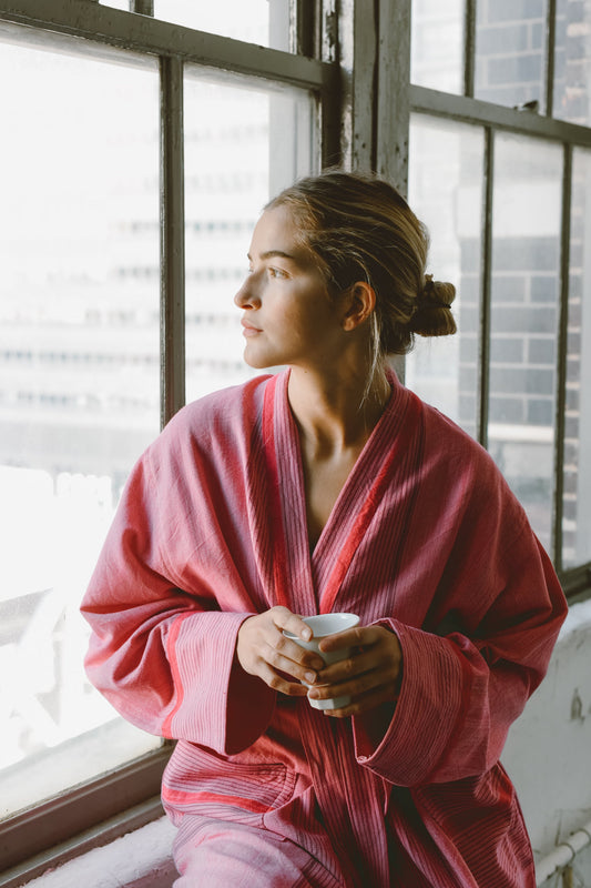 Gypsy Pink Tribeca Long Bathrobe | Home & Loft