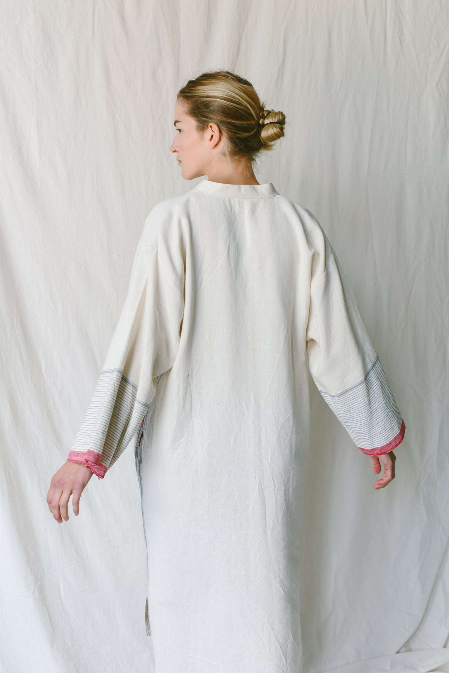 Ivory Cherry Tribeca Long Sleeve Maxi Kaftan | Home & Loft
