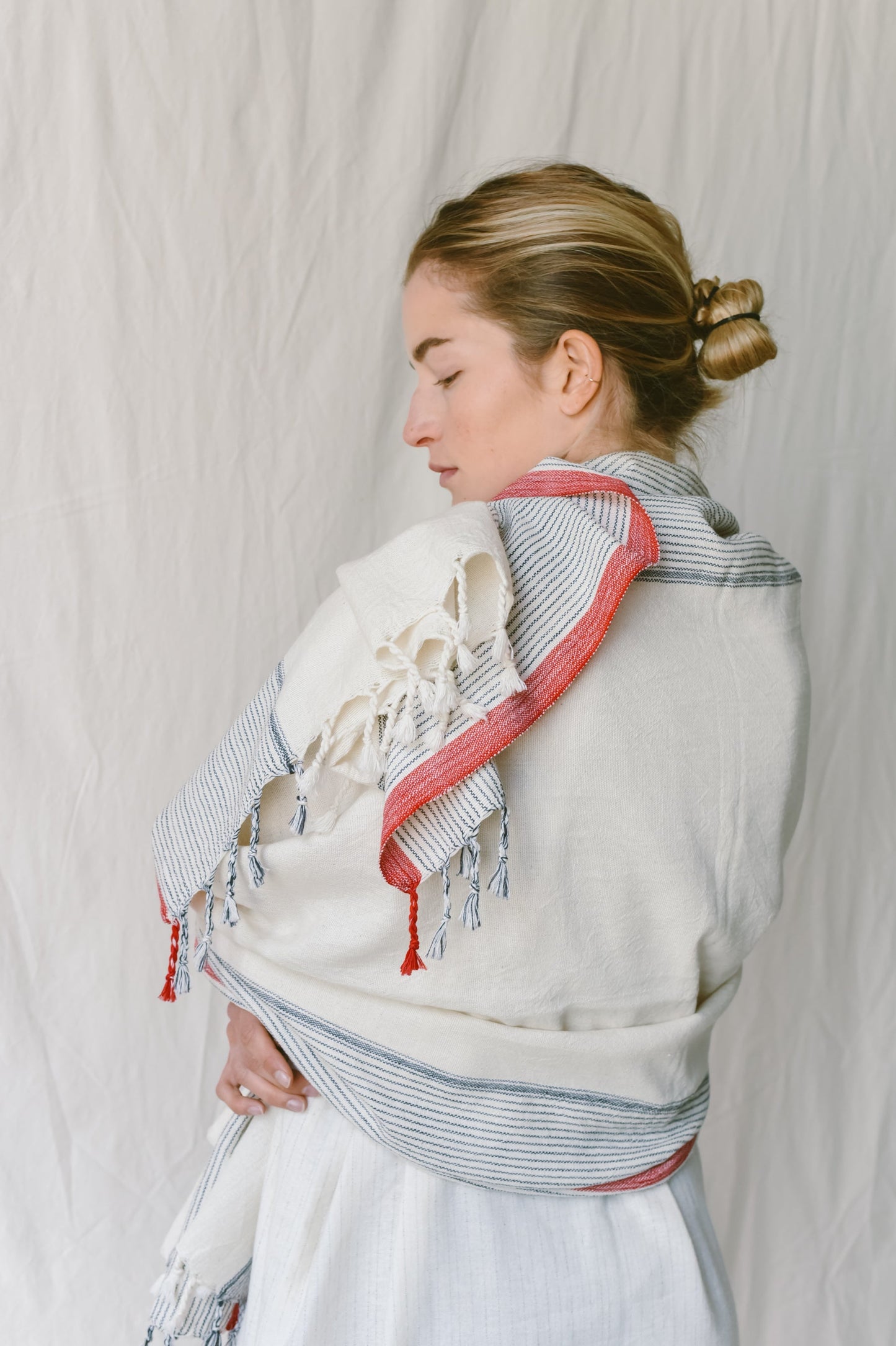 Ivory Cherry Tribeca Towel | Home & Loft