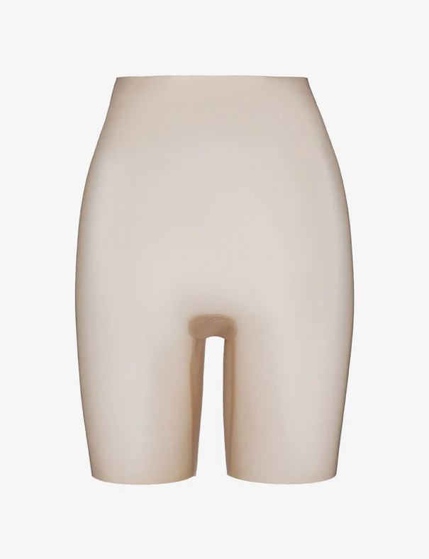 Commando Featherlight Control Short in Beige, product-only front view