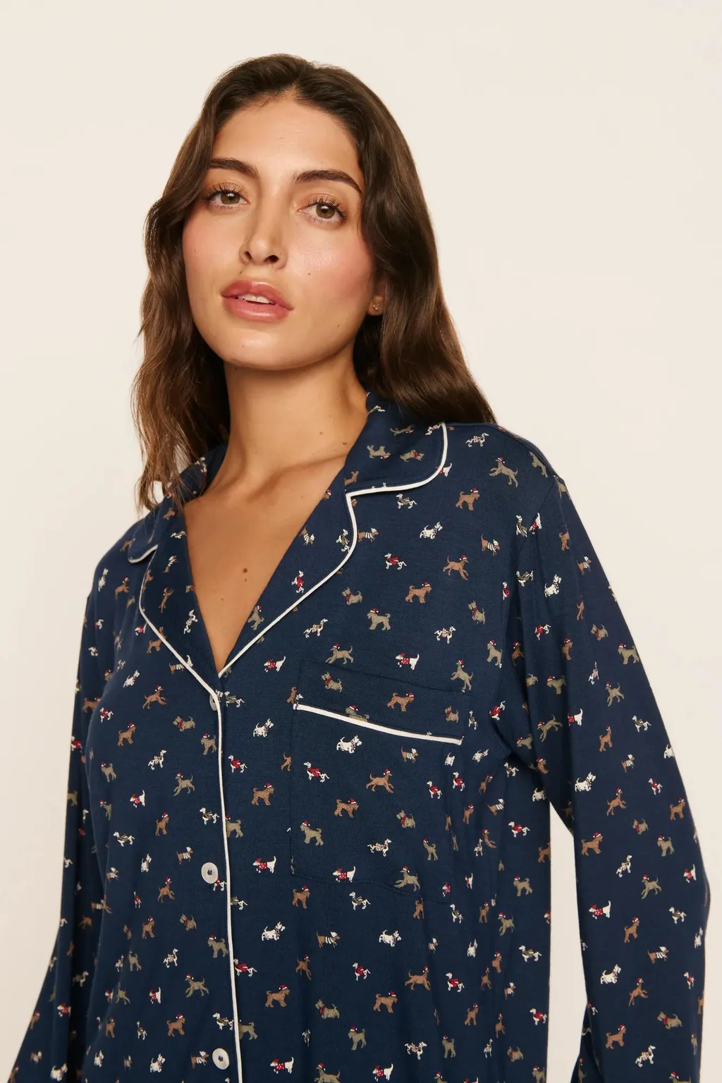 Gisele Printed TENCEL™ Modal Long PJ Set | Eberjey