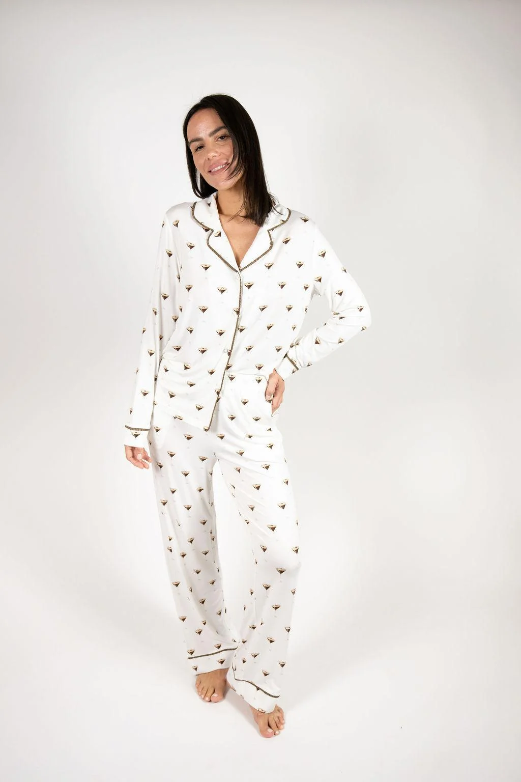 Grace Long Pajama Set | Aspen Dream