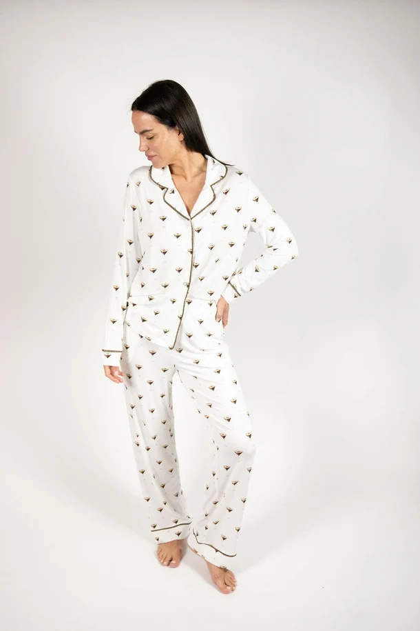 Grace Long Pajama Set | Aspen Dream