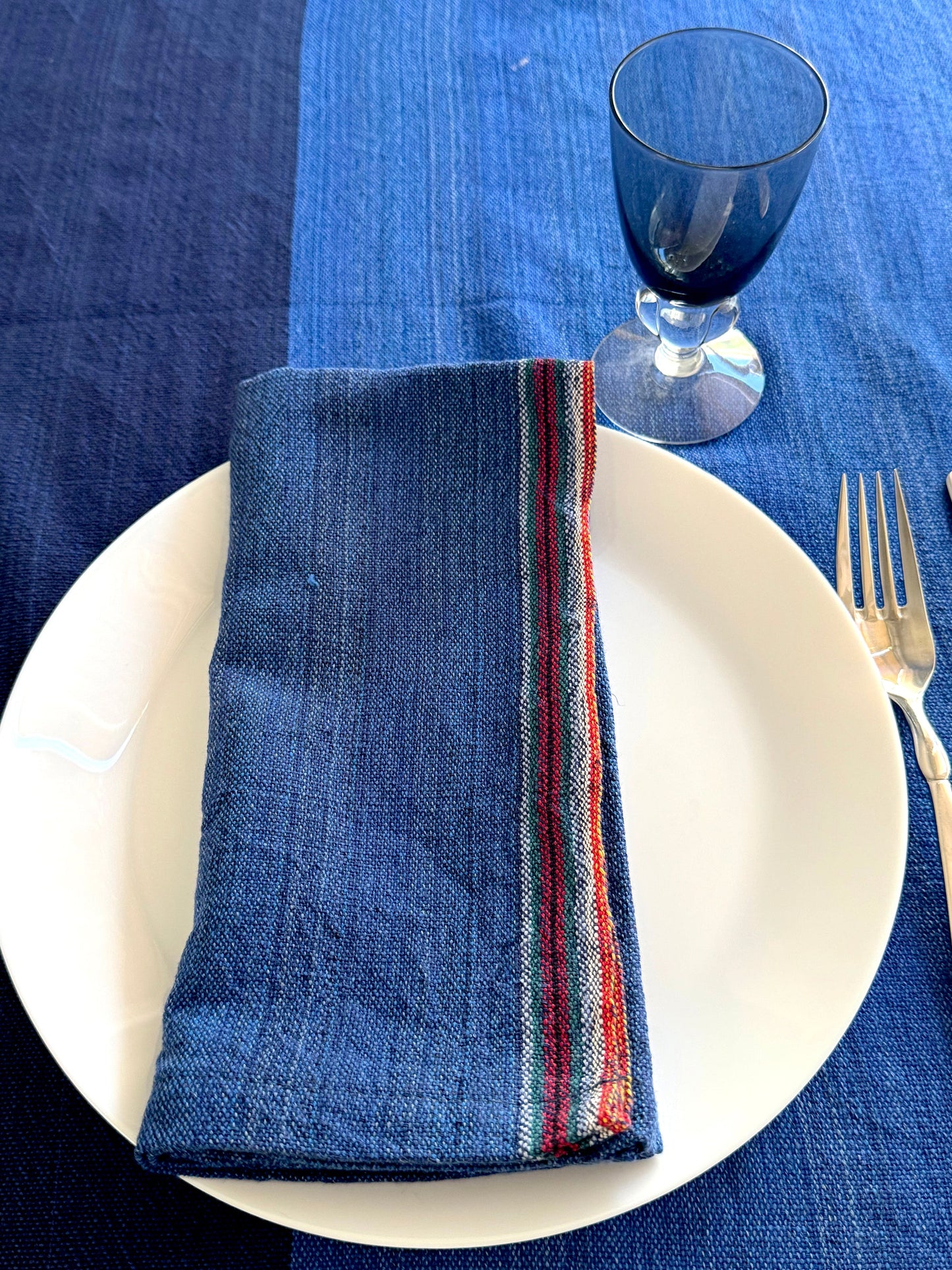 Aegean Royal Blue Cloth Napkin | Home & Loft