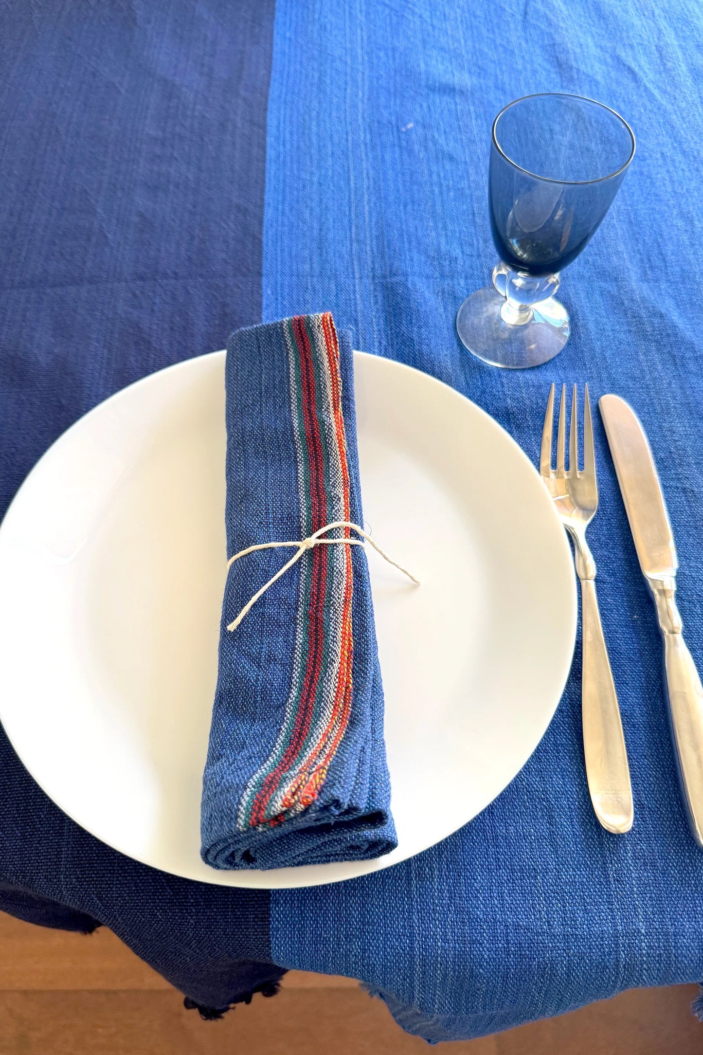 Aegean Royal Blue Cloth Napkin | Home & Loft