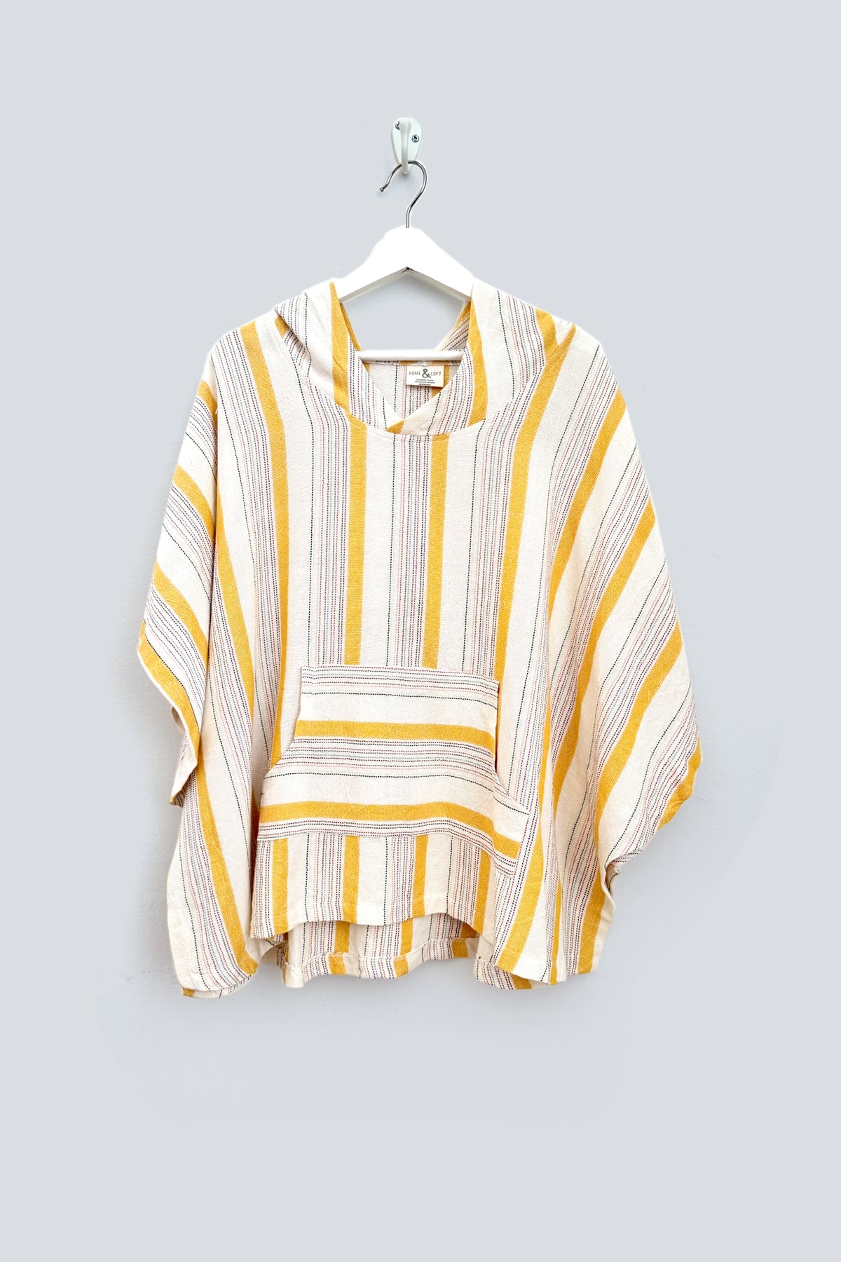 Yellow Ivory Montauk Poncho | Home & Loft