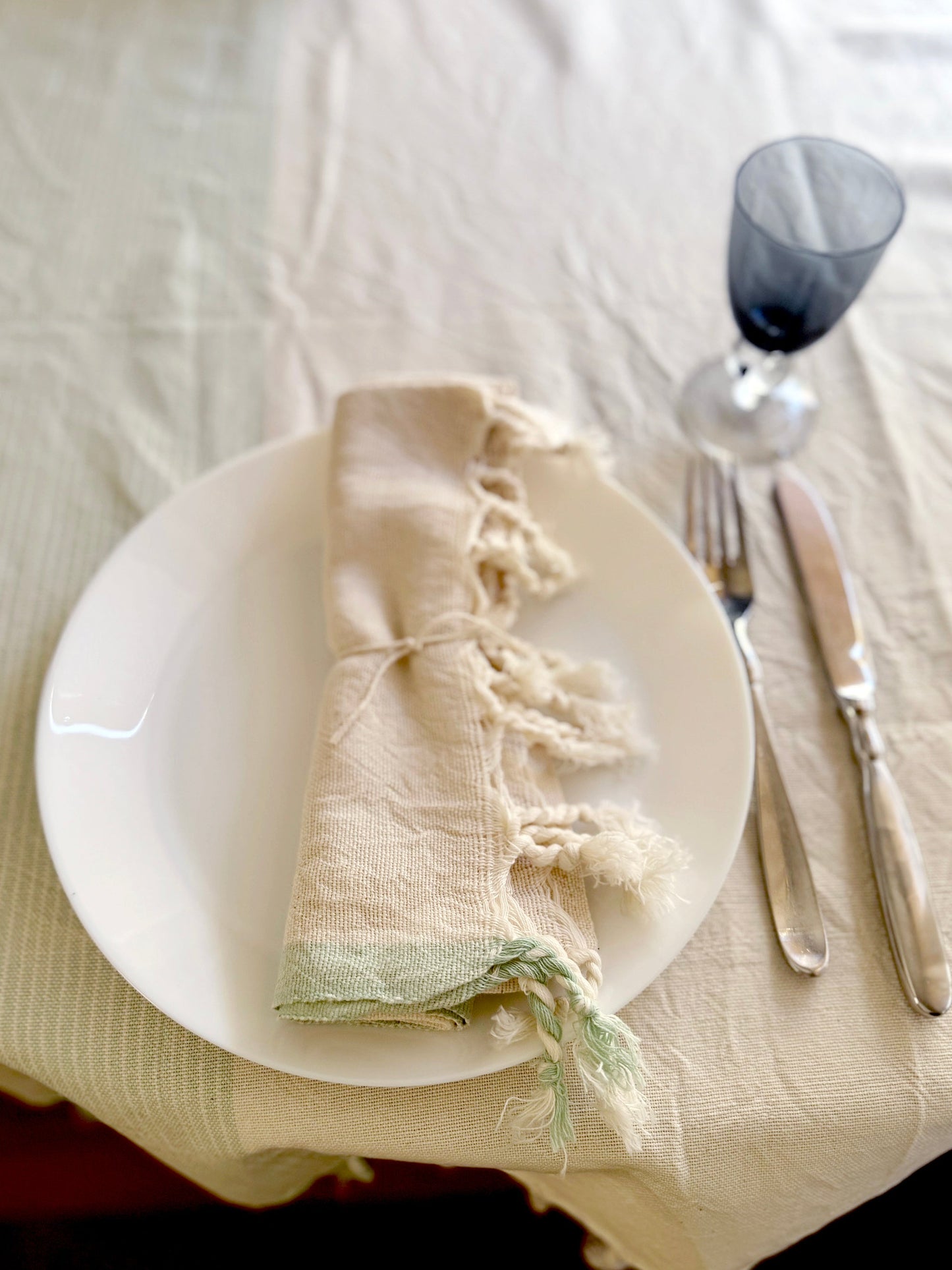 Sage Ivory Hand Towel | Home & Loft
