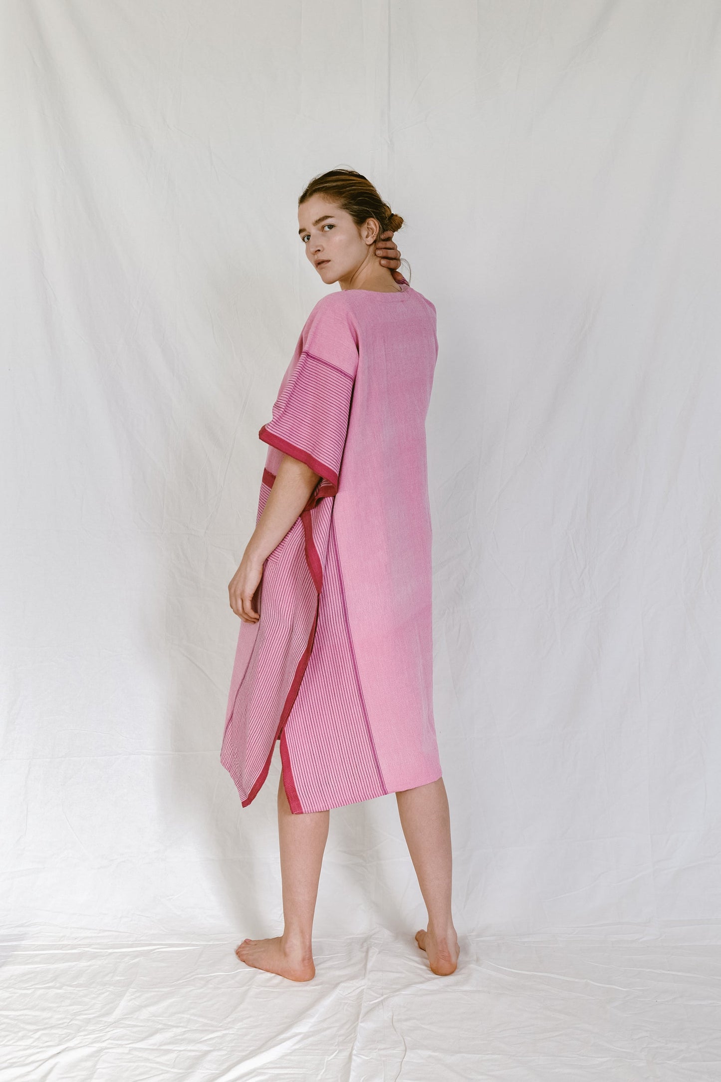 Gypsy Pink Tribeca V-Neck Kaftan | Home & Loft