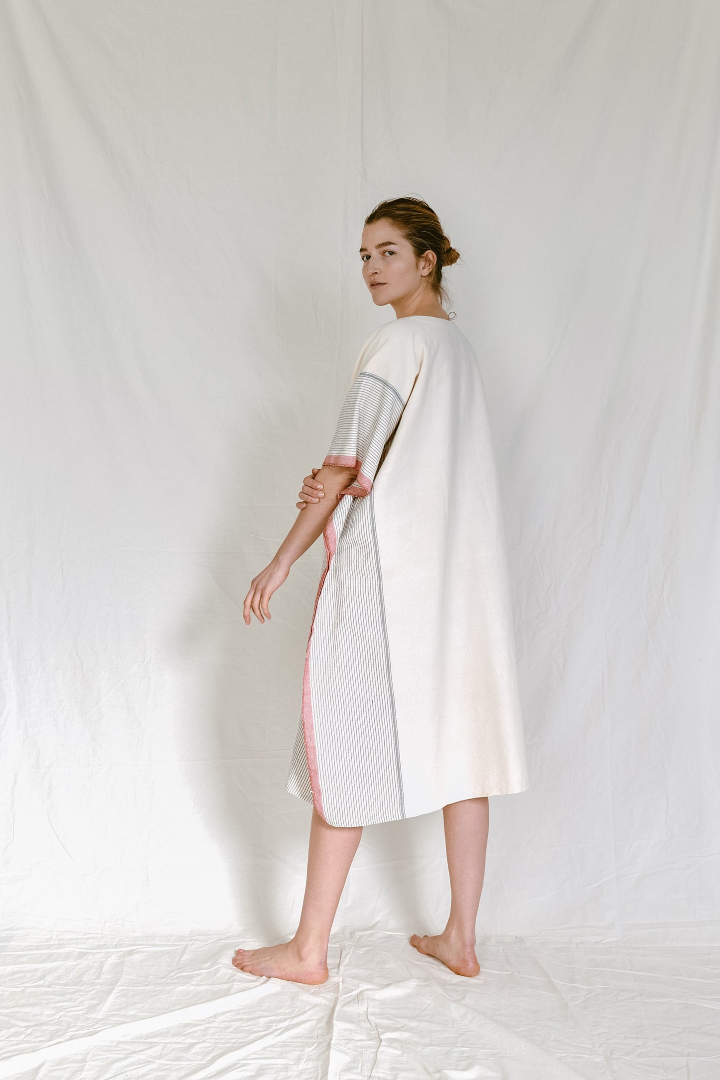 Ivory Cherry Tribeca V-Neck Kaftan | Home & Loft