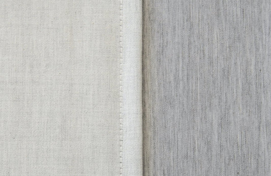 Jewel Reversible Cotton Sateen Duvet Cover — Grey detail