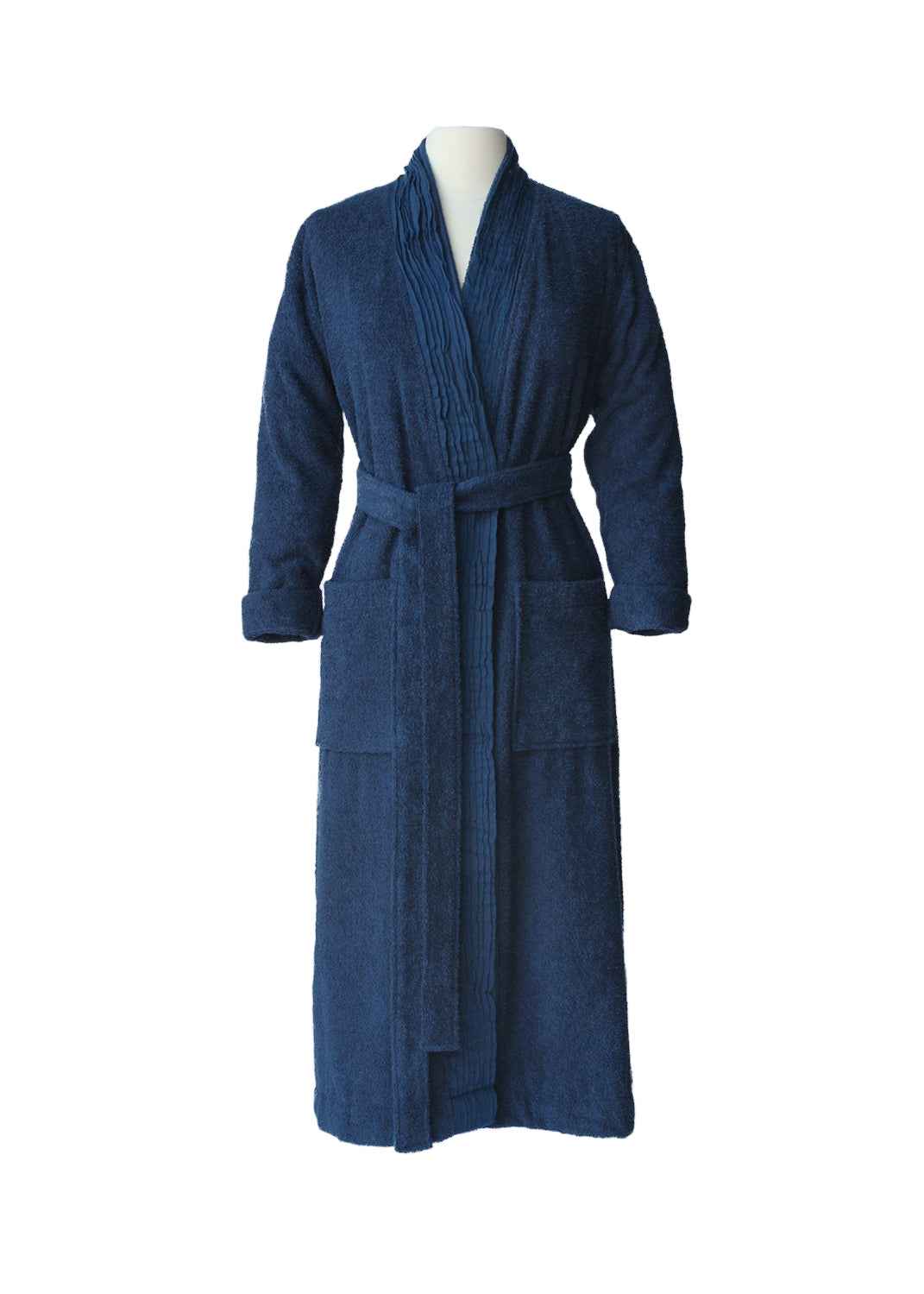 Organic cotton white bathrobe