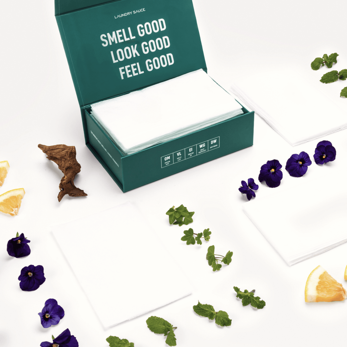 Luxury scented dryer sheets