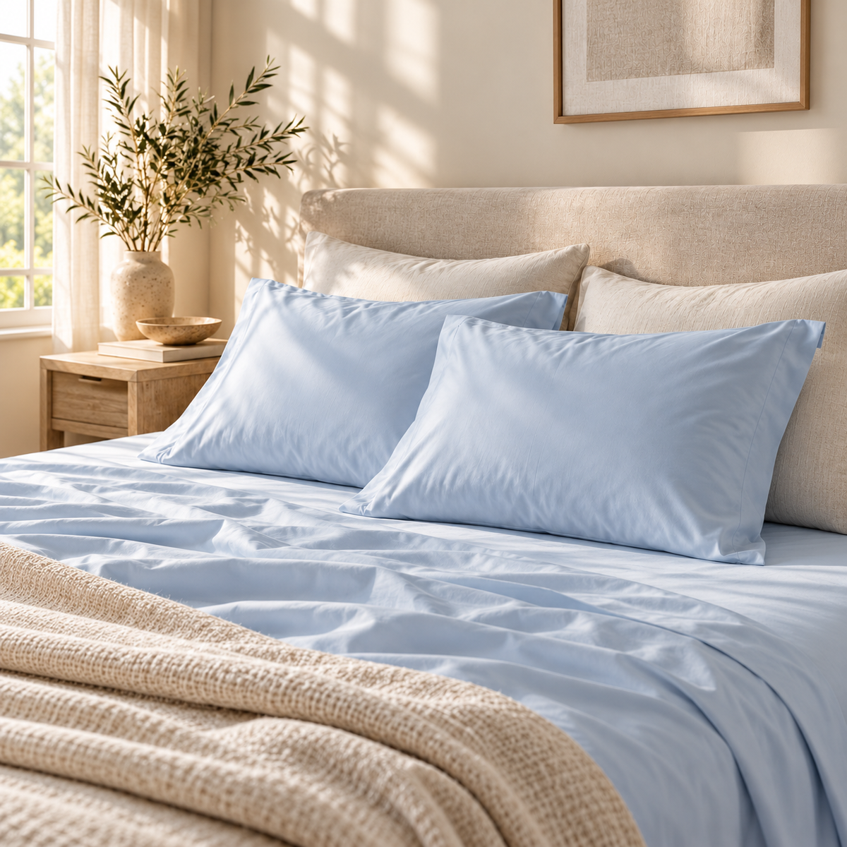 Bamboo viscose pillowcase (set of 2)
