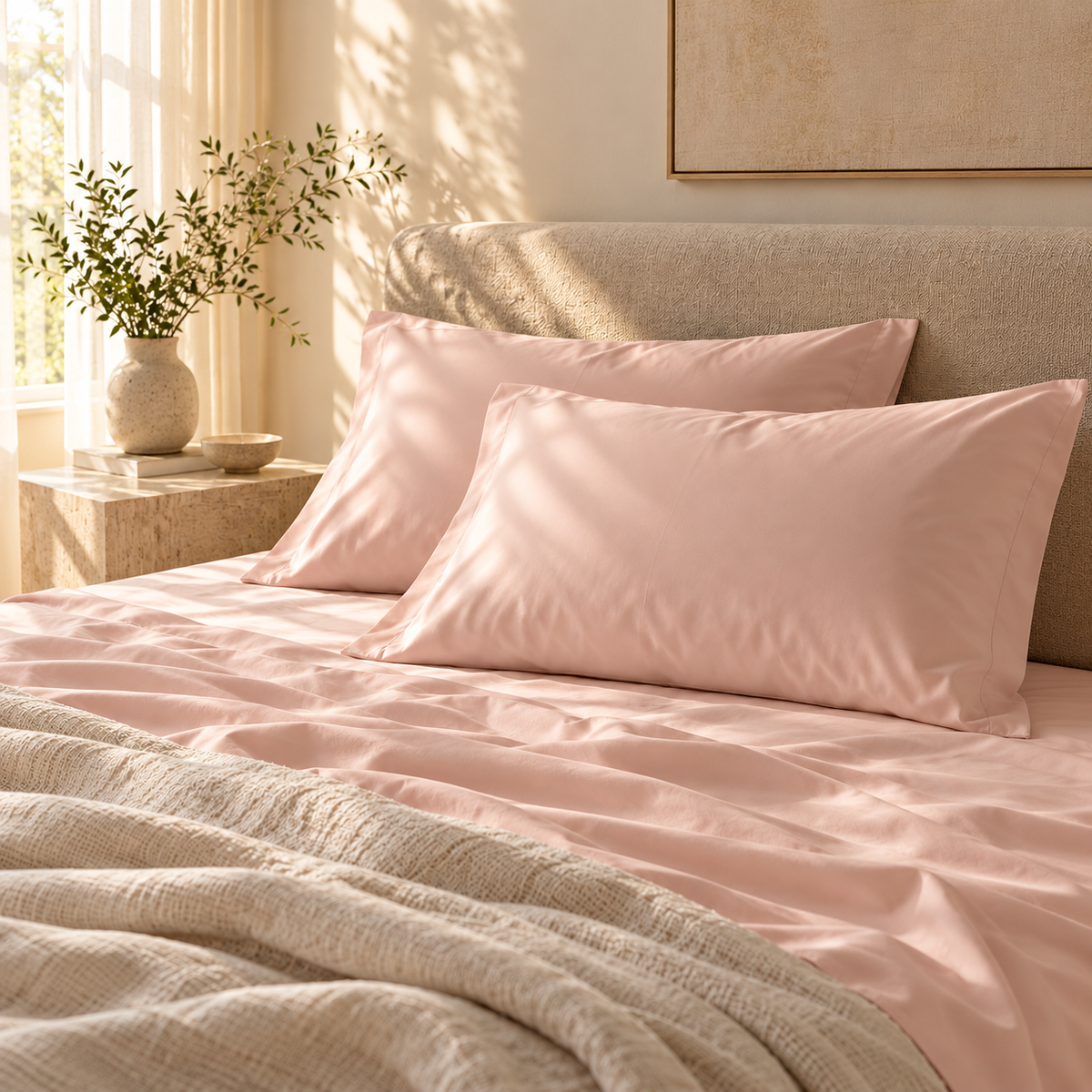 Bamboo viscose pillowcase (set of 2)