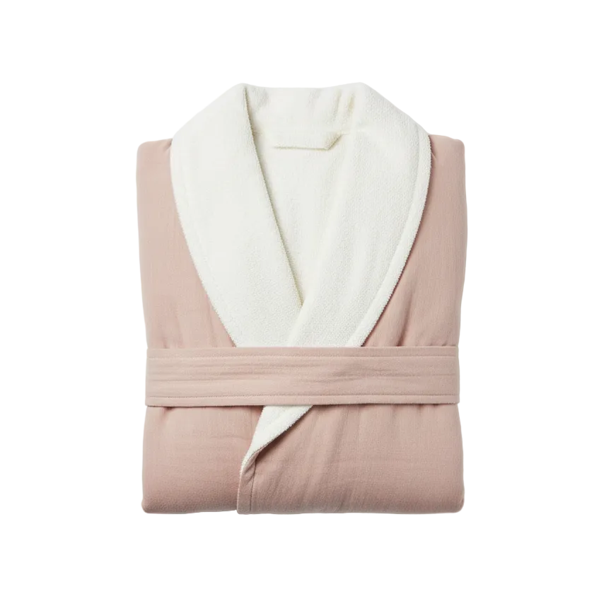 Soluna – double-side muslin/terry shawl robe